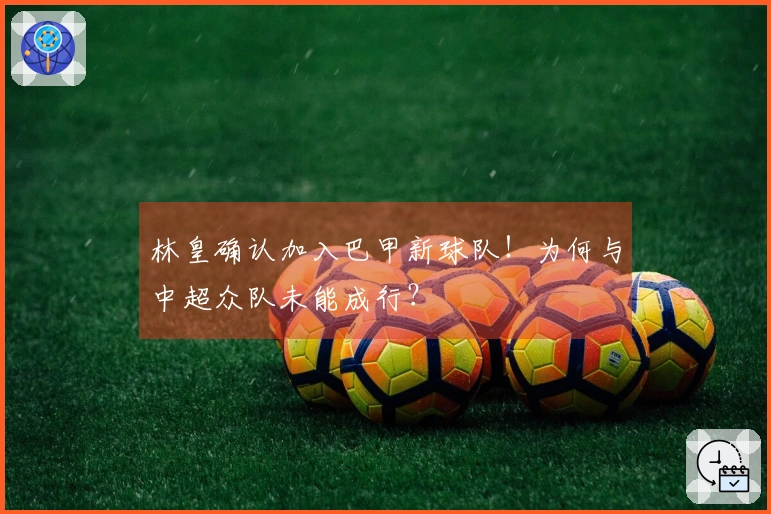 林皇确认加入巴甲新球队！为何与中超众队未能成行？